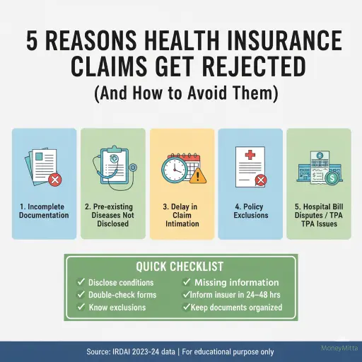 health insurance claim rejection